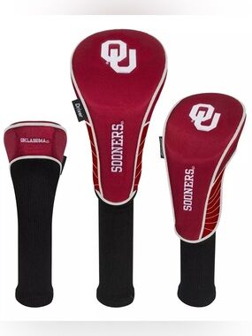 Oklahoma Sooners 3 Pack Headcovers